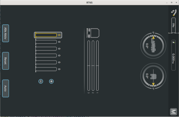 Writing the software in landscape orientation and rotating the monitor to show it in portrait orientation